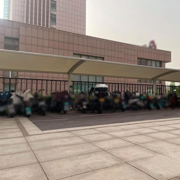 望都县膜结构电动车棚